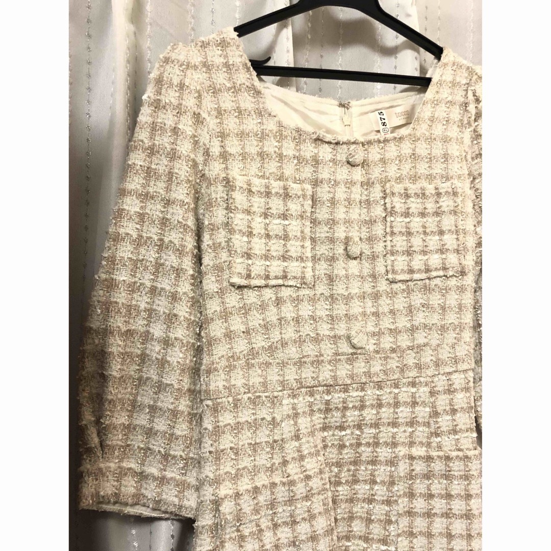 TOCCO closet(トッコクローゼット)のツイードワンピ♡ レディースのワンピース(ひざ丈ワンピース)の商品写真