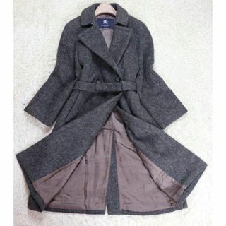 極美品♡ イヴサンローラン カシミヤ50% ロングコート 1B カーキ系