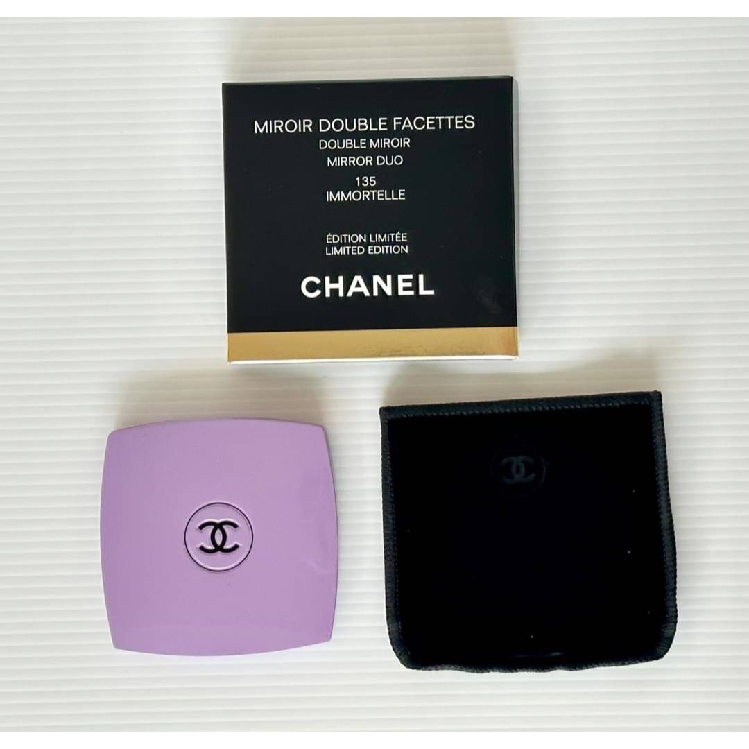 新品未使用　特典　CHANEL シャネル　カラーミラーパープル　129オヴニー