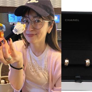 レア　シャネル　Chanel ココマーク　黒　BTS使用　定番　ピアス