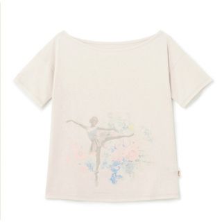 チャコット(CHACOTT)のチャコット　マリアネラ・ヌニュス　コラボ　Tシャツ　ベビーピンク　M 新品(ダンス/バレエ)