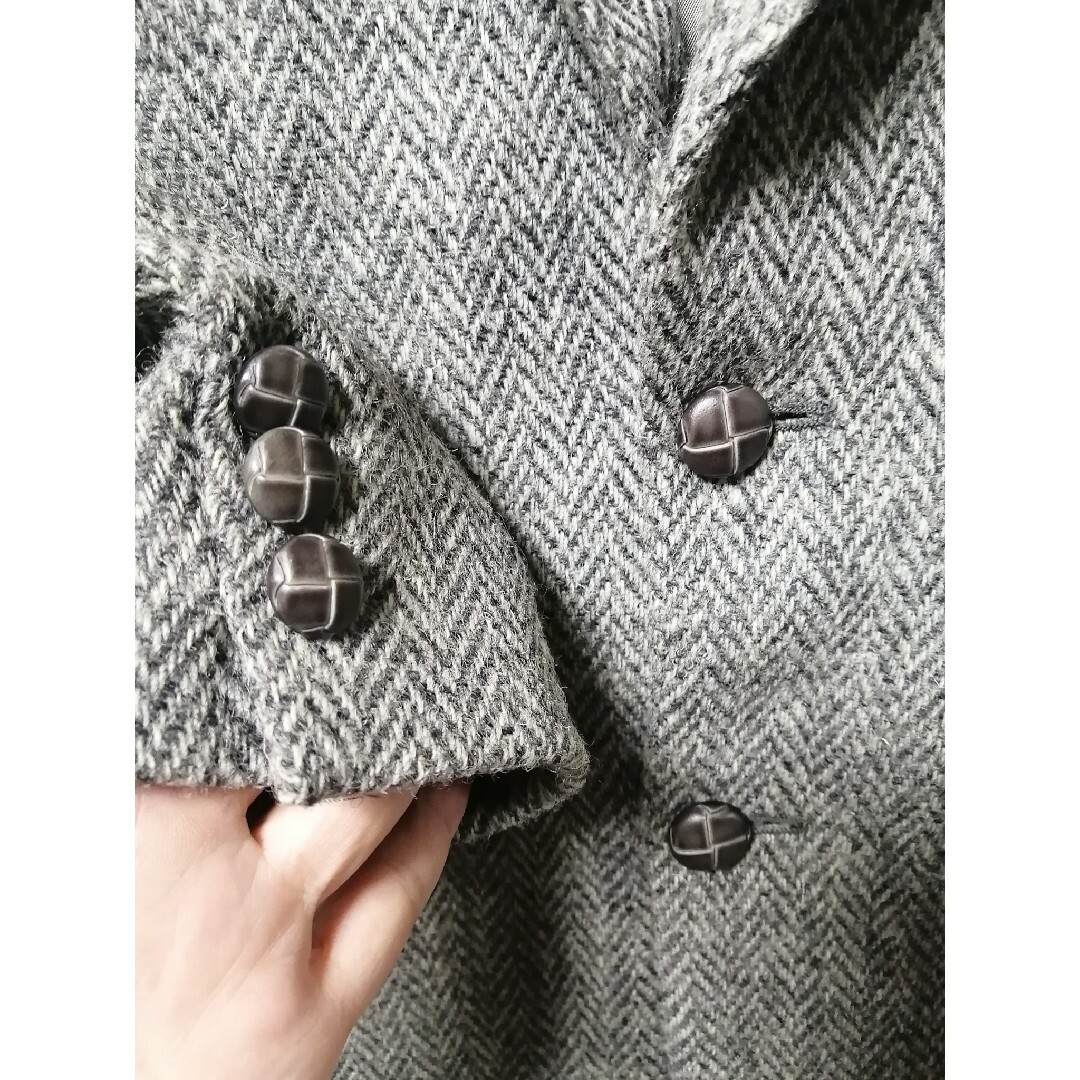 Harris Tweed - VINTAGE☆HarrisTweedハリスツイードヘリンボーン 