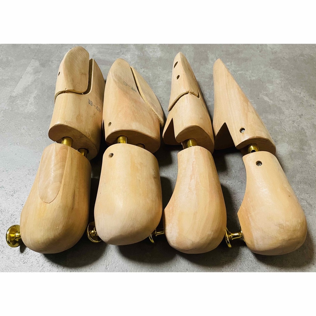 木製 シューキーパー 25.5-27.0cm ２個セット メンズの靴/シューズ(その他)の商品写真
