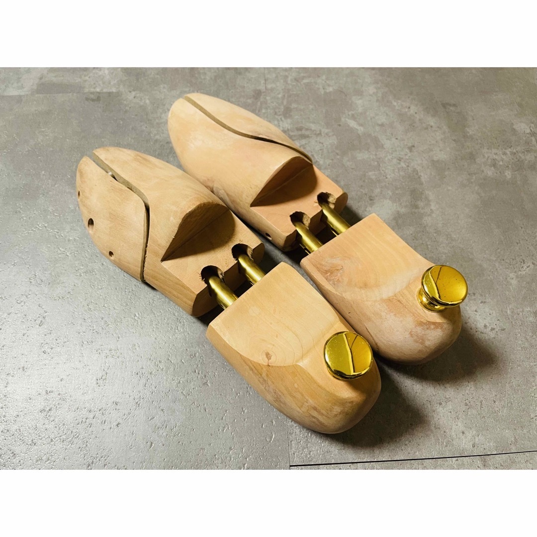 木製 シューキーパー 25.5-27.0cm ２個セット メンズの靴/シューズ(その他)の商品写真