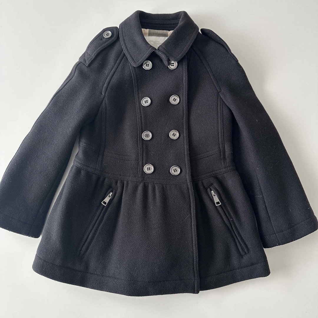 BURBERRY(バーバリー)のBURBERRY CHILDREN 焦げ茶色woolコート キッズ/ベビー/マタニティのキッズ服女の子用(90cm~)(コート)の商品写真