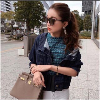 sheller  シェリエ クラシックシェリエデニムジャケット  NAVY(Gジャン/デニムジャケット)
