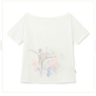 チャコット(CHACOTT)のチャコット　Nelaライン　シルエット　Tシャツ　ホワイト　M 新品　完売品(ダンス/バレエ)