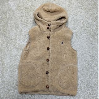 ジムフレックス　ボアベスト　ベージュ美品