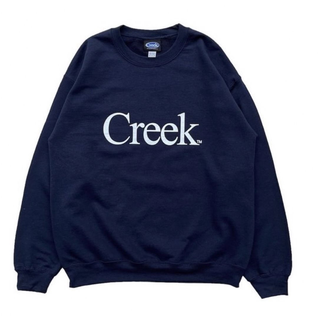 【M】Creek Angler's Device Logo Crew Sweatトップス