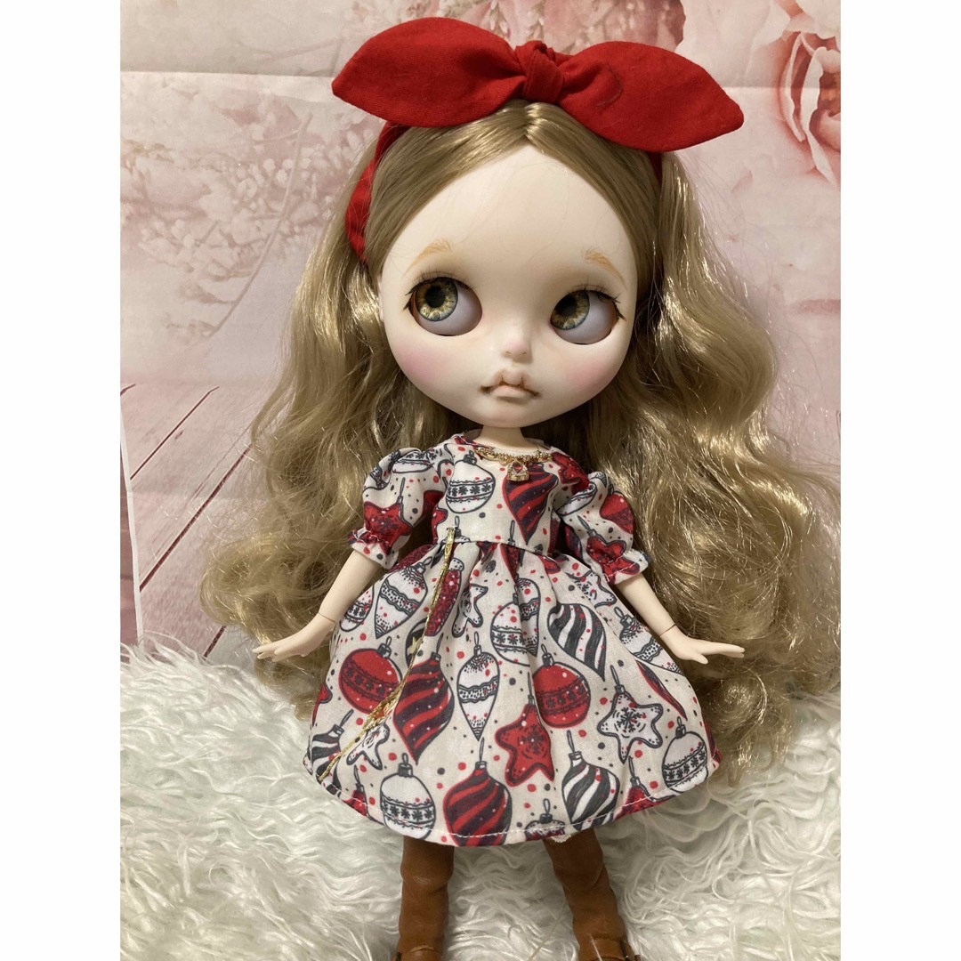 ブライスアウトフィットクリスマスblythedoll