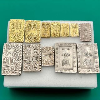 明治二分金×3、天保二朱金×1、元文一分金×1 計5点 No.1785