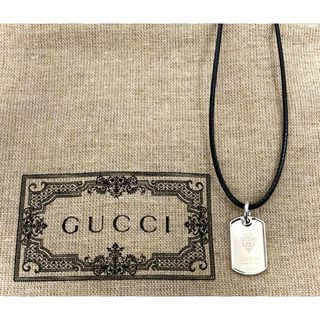 グッチ(Gucci)のグッチ ミニクレストチャーム/ドッグタグ ネックレス/ ペンダント/チョーカー(ネックレス)