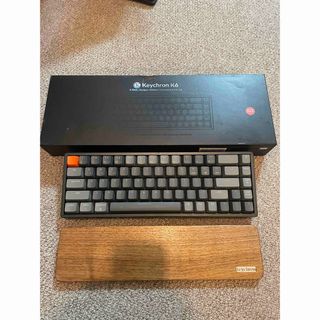 keychron k6 茶軸 パームレスト付き(PC周辺機器)