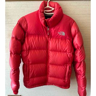 ノースフェイス(THE NORTH FACE) ダウンジャケット(ピンク/桃色系)の