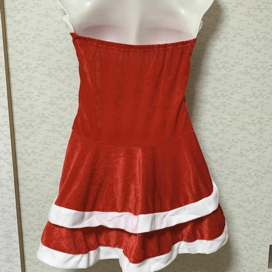 サンタ コスプレ レディース M★ クリスマス 仮装 ワンピース パーティー レディースのレディース その他(セット/コーデ)の商品写真