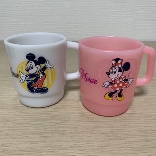 ディズニー(Disney)のDisney ミッキー&ミニー　コップセット(キャラクターグッズ)