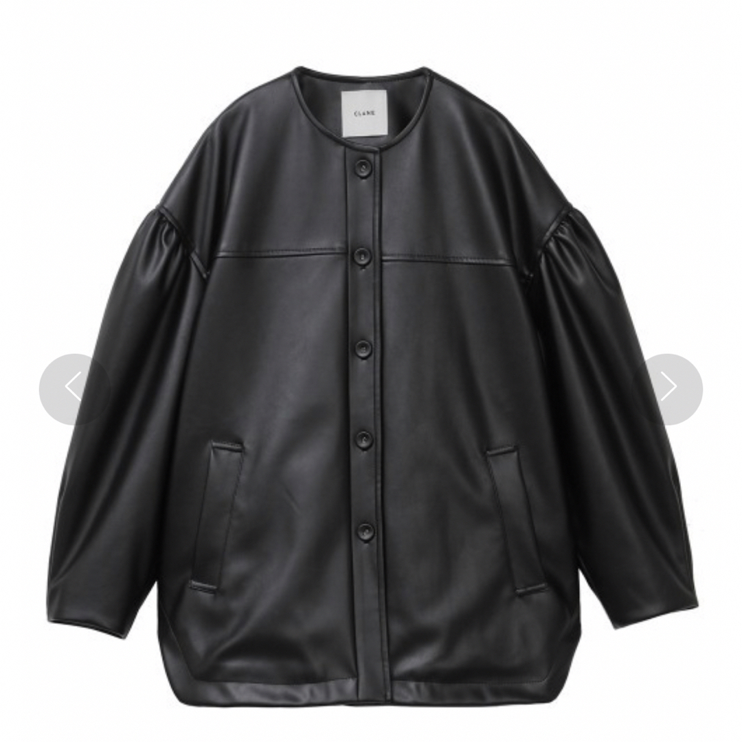 【最終値下げ】VOLUME SLEEVE LEATHER BLOUSON