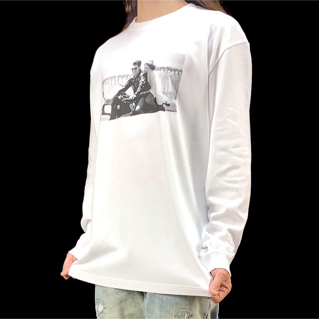 新品 トップガン マーヴェリック カワサキ GPZ900R ニンジャ ロンT  メンズのトップス(Tシャツ/カットソー(七分/長袖))の商品写真