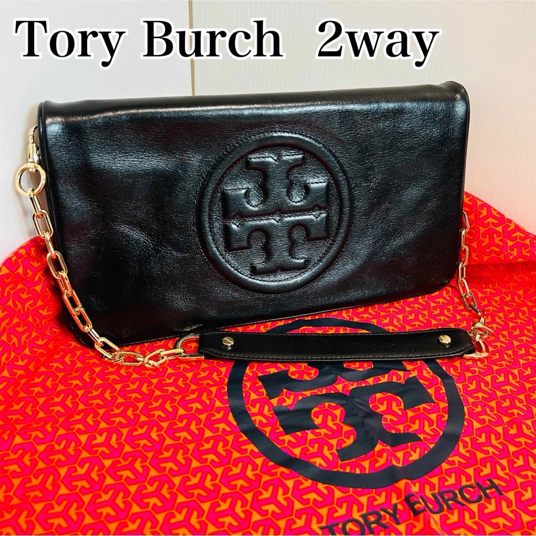 極美品 TORY BURCH ショルダーバッグ チェーン Tロゴ トリーバーチ付属