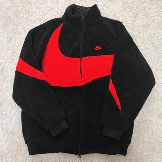 ナイキ(NIKE)の【3XL】ナイキ ボアナイロンジャケット リバーシブル ビッグスウッシュ(ブルゾン)