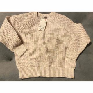 ユニクロ(UNIQLO)のユニクロ キッズ クルーネックセーター 110(ニット)