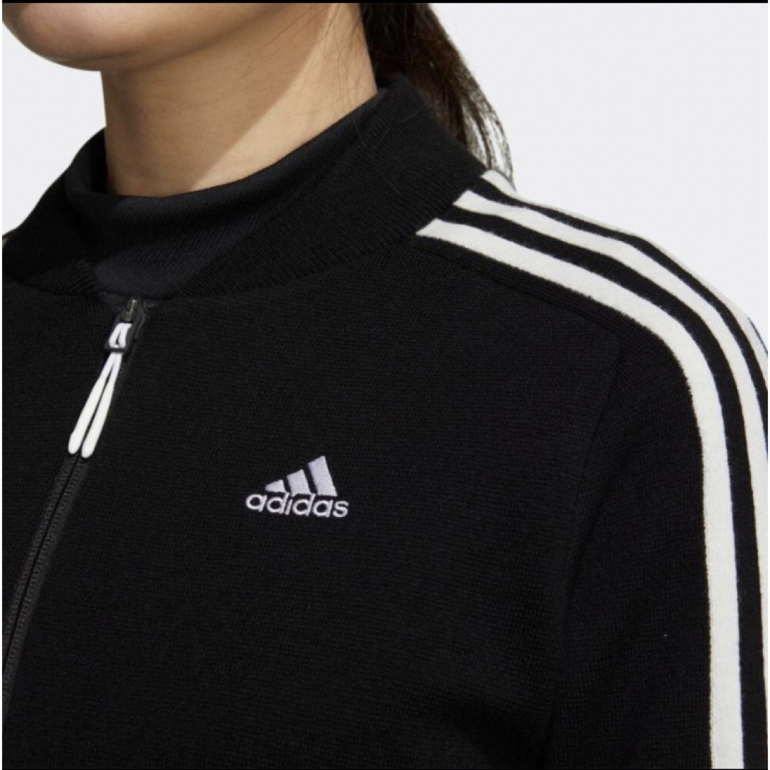 adidas - 新品 ゴルフウエア レディース アディダス スリーストライプ