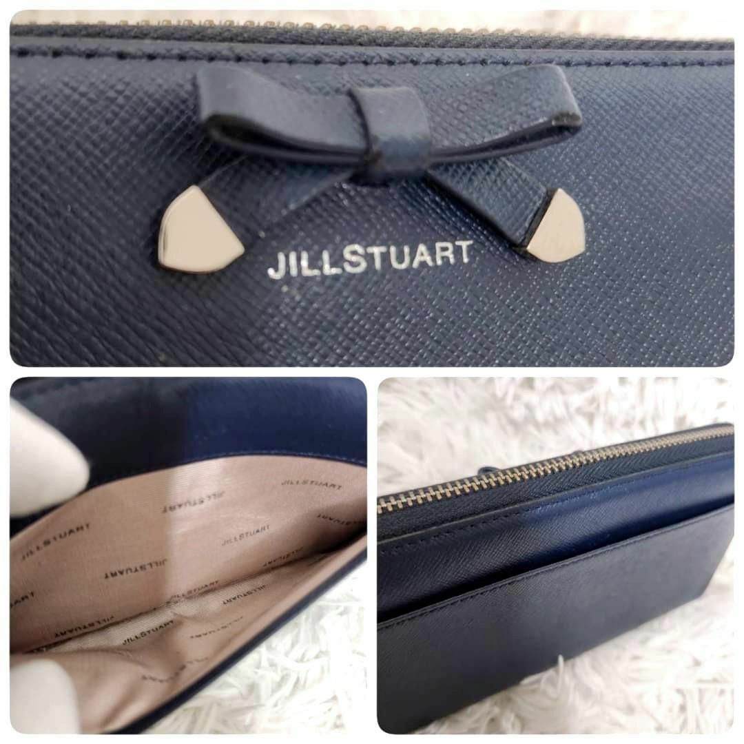 JILLSTUART(ジルスチュアート)のJILLSTUART 長財布 サフィアーノレザー リボン ラウンドファスナー レディースのファッション小物(財布)の商品写真