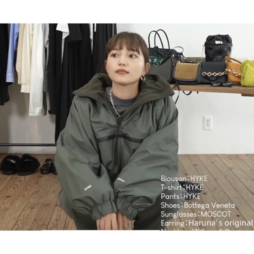 HYKE - HYKE PERTEX THERMAL SMOCK アノラック 川口春奈の通販 HYKE - HYKE PERTEX THERMAL SMOCK アノラック 川口春奈の通販