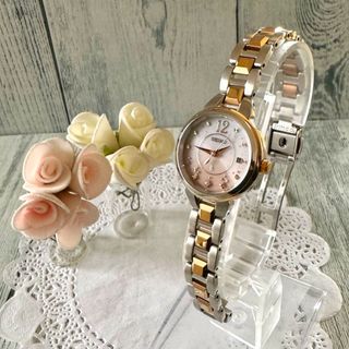 SEIKO - 【限定】SEIKO ルキア 腕時計 1B22-0CR0 電波ソーラー コンビ
