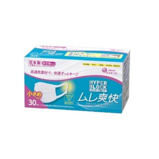 大王製紙 - エリエール ハイパーブロックマスク ムレ爽快 小さめサイズ 30枚入 大王製紙