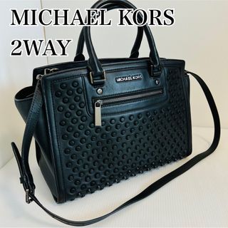 MICHAEL KORS マイケルコース マーサー レザー ロゴ ベルト サッチェル ハンドバッグ 30T9SM9S6B ホワイト gy