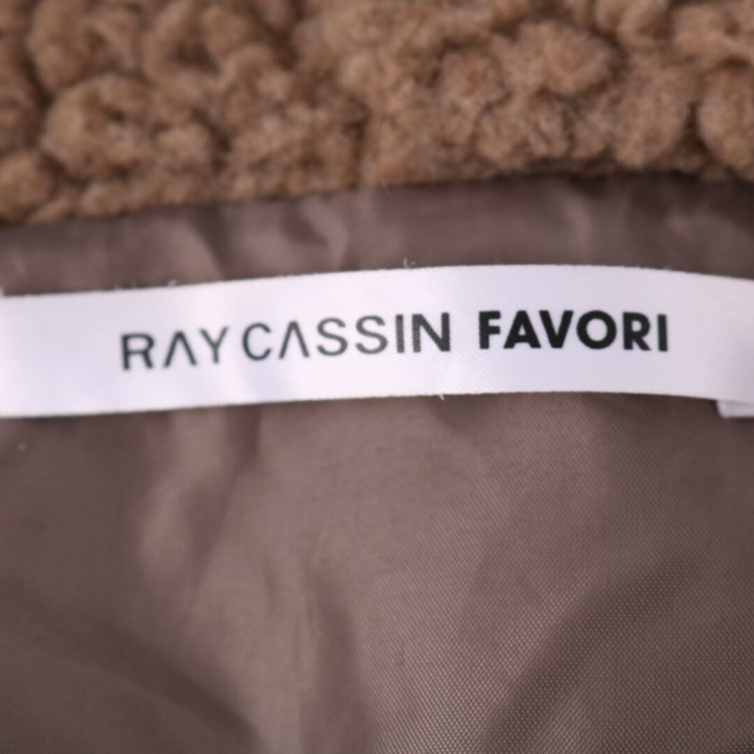 RayCassin(レイカズン)のレイカズン ブルゾン ジャケット ボア アウター レディース Fサイズ ブラウン Ray Cassin レディースのジャケット/アウター(ブルゾン)の商品写真