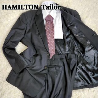 ハミルトン(Hamilton)のHAMILTON Tailor　スーツ　メンズ　ペイズリー柄　黒　ビジネス　2B(セットアップ)