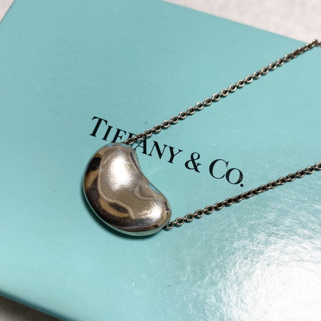 Tiffany silver925 ビーンズ　ネックレスレディース
