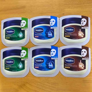 ヴァセリン(Vaseline)の『6枚セット』ヴァセリン シートマスク フェイスマスク　保湿パック(パック/フェイスマスク)