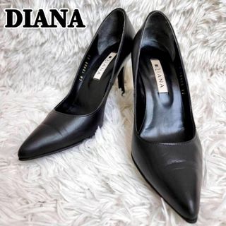 ⭐️未使用⭐️ダイアナ DIANA 花柄 レース レザー スエード ２２.５ｃｍ