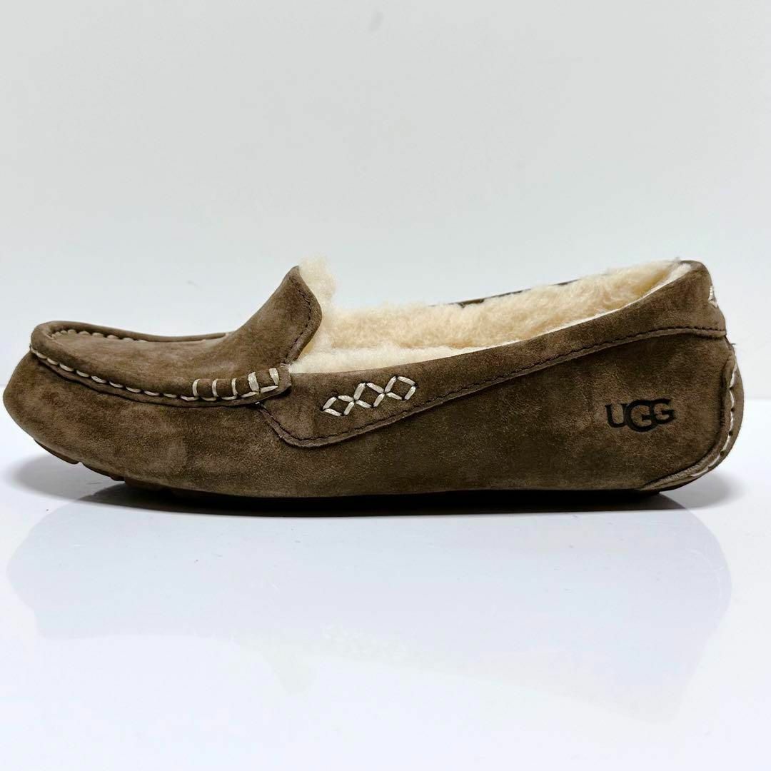 極美品　UGG アグ　タゴタ　ムートンモカシン　黒　23㎝