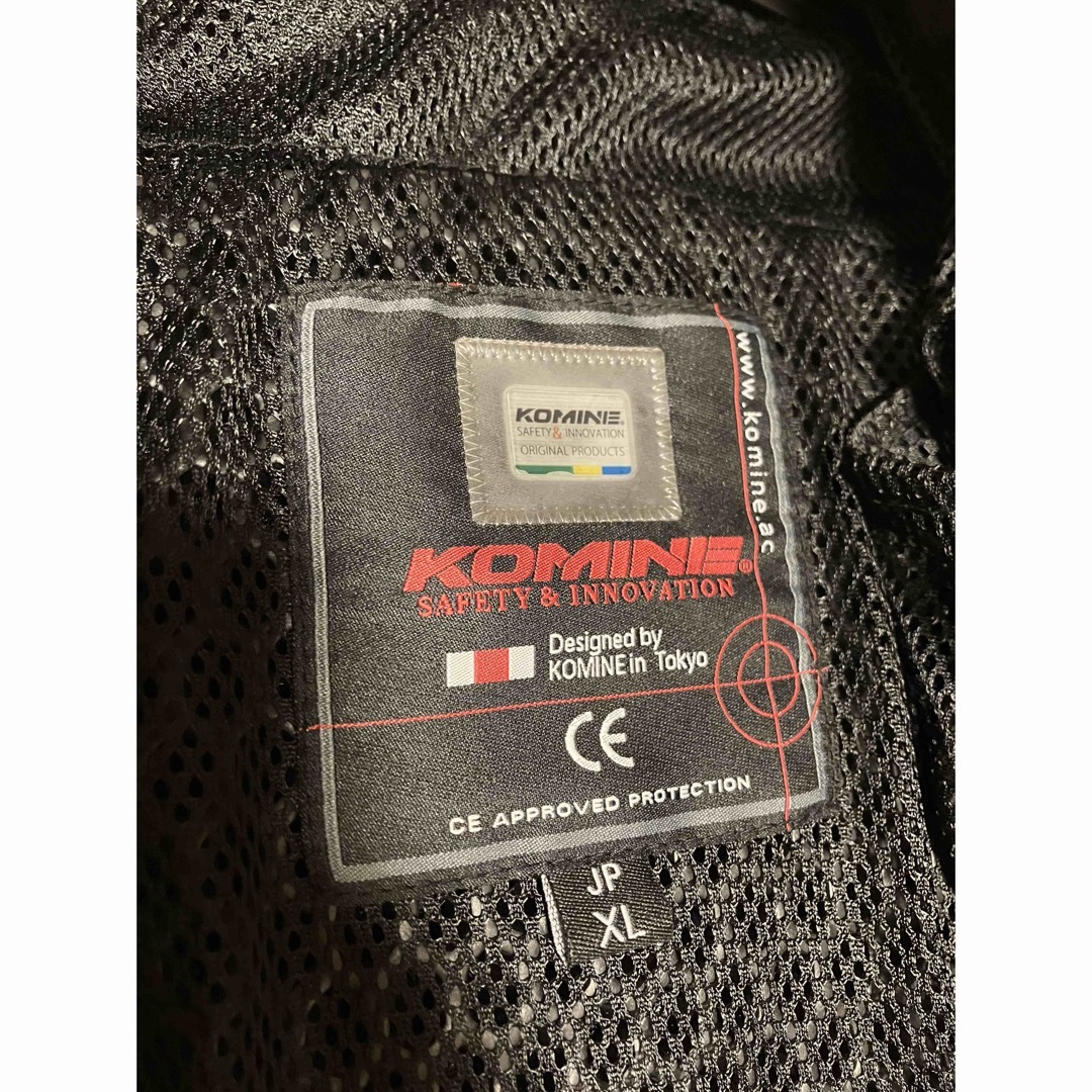KOMINE(コミネ)のヤギマ様専用　コミネ　JK-128 メッシュジャケット　Solid Black メンズのジャケット/アウター(ライダースジャケット)の商品写真
