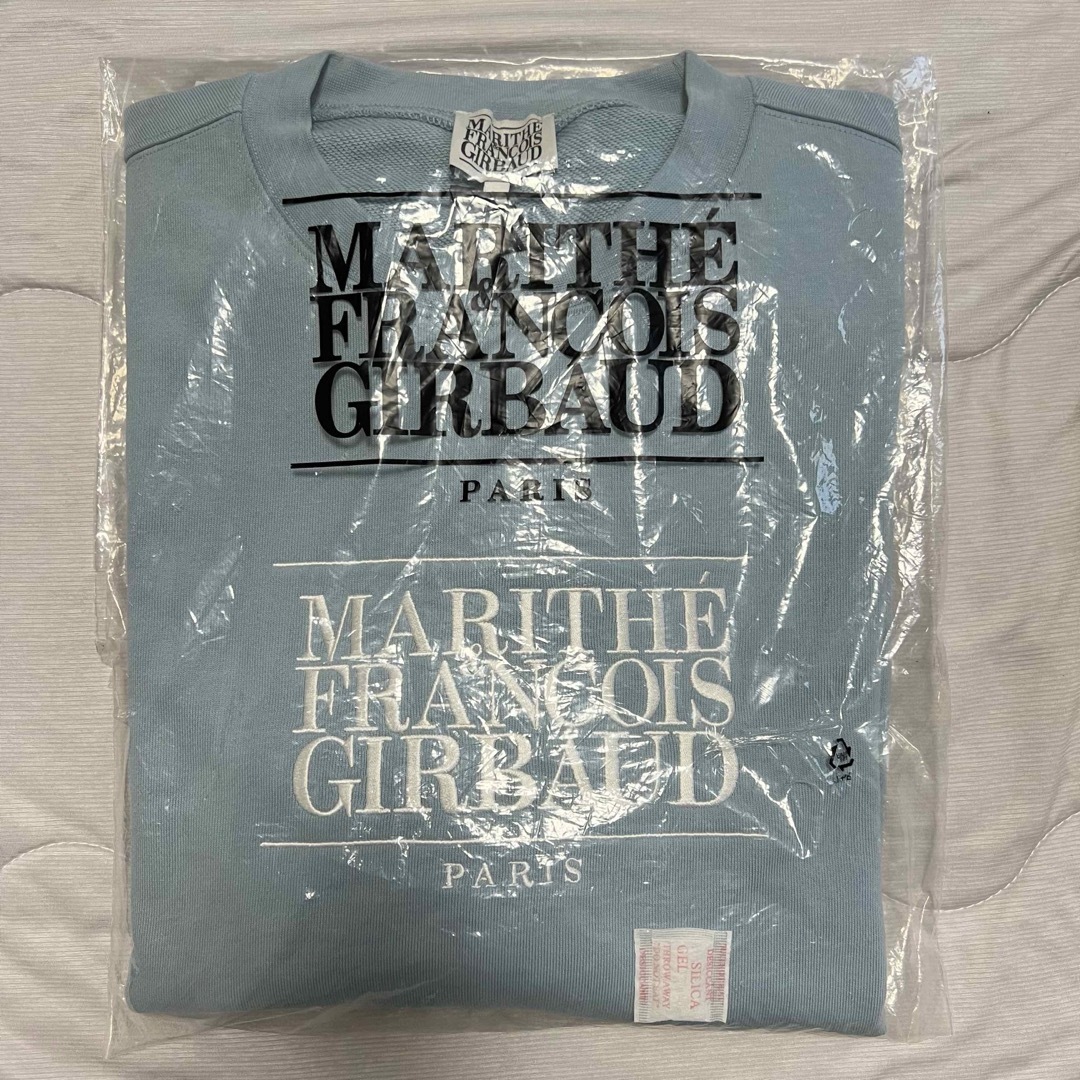 MARITHE FRANCOIS GIRBAUD スウェット　アッシュブルー