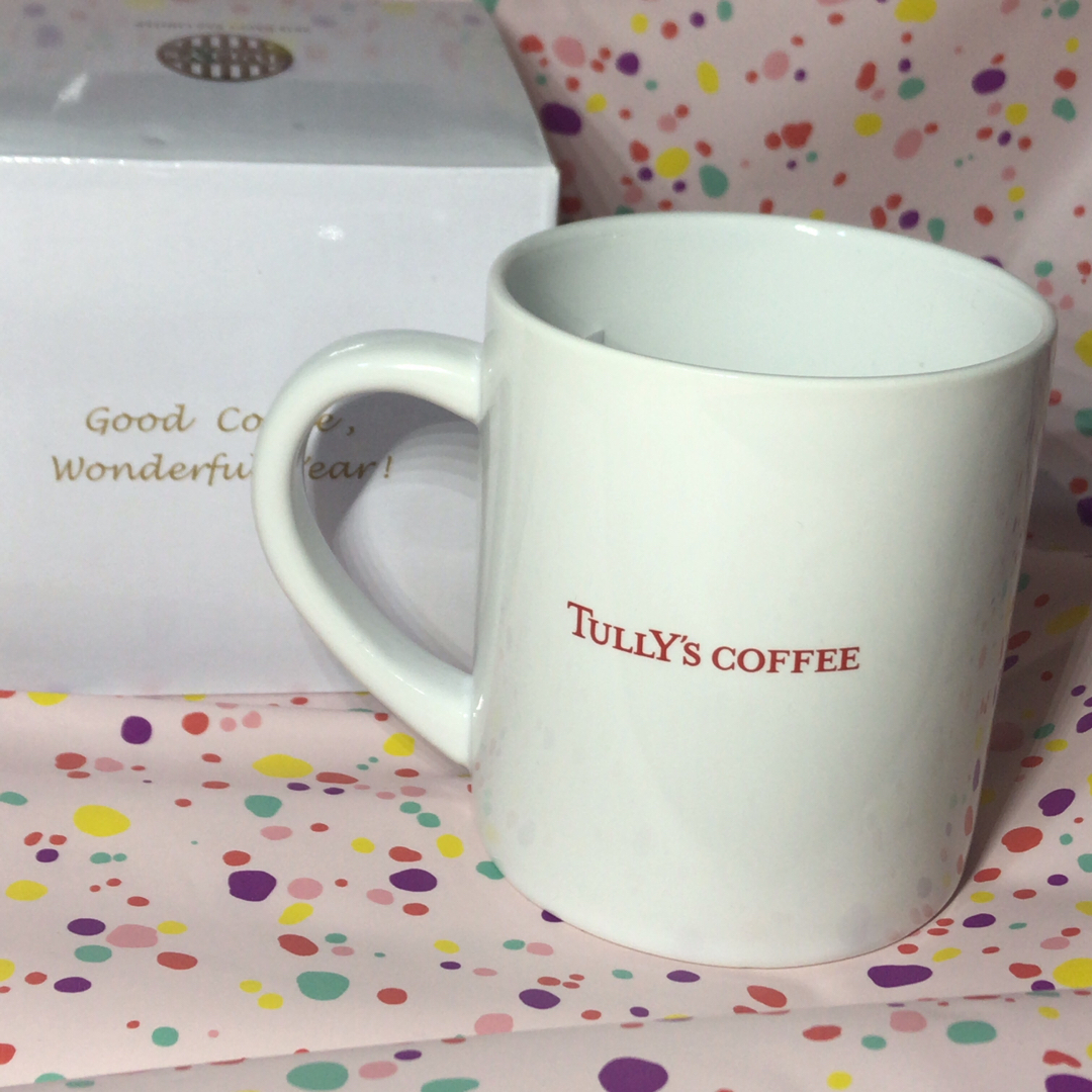 TULLY'S COFFEE(タリーズコーヒー)のタリーズコーヒー マグカップ 犬柄 インテリア/住まい/日用品のキッチン/食器(グラス/カップ)の商品写真