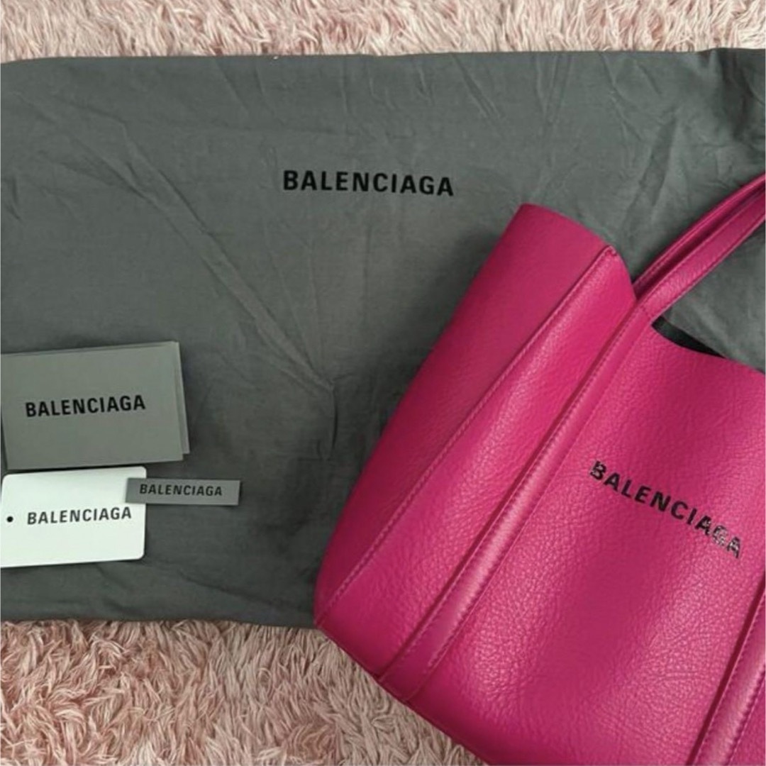 バッグバレンシアガ　Balenciaga エブリデイトートバッグ　ピンク　XXS