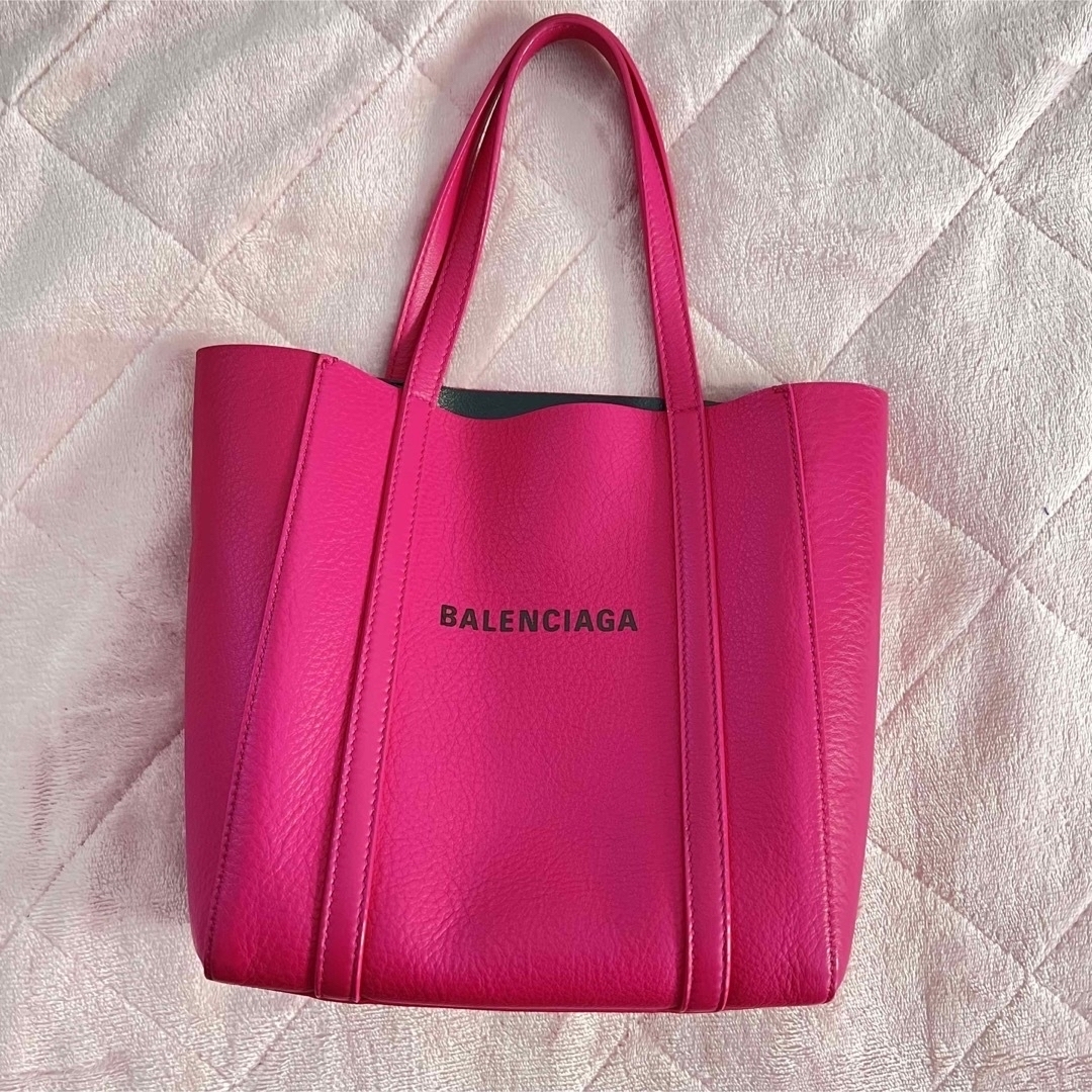 バッグバレンシアガ　Balenciaga エブリデイトートバッグ　ピンク　XXS