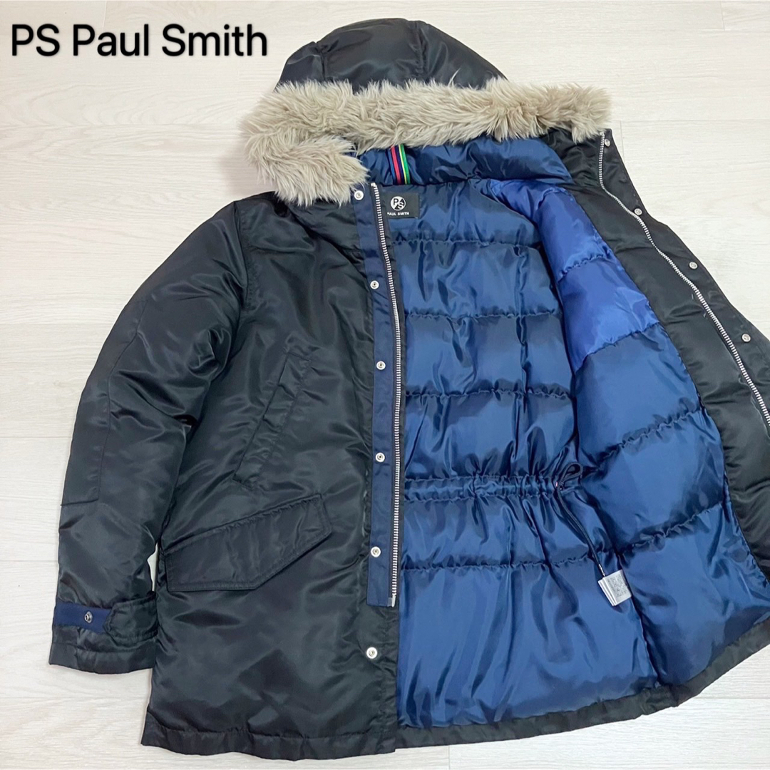 PS Paul Smith ミリタリーダウンコート ブラック M 現行タグ | フリマアプリ ラクマ