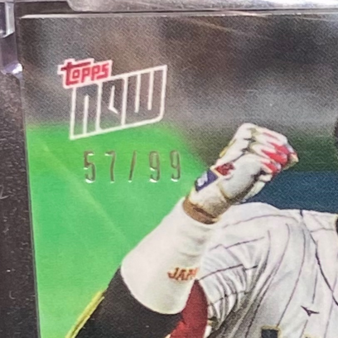 Topps Now 村上宗隆 2023年 準決勝  実使用ベース 99枚限定