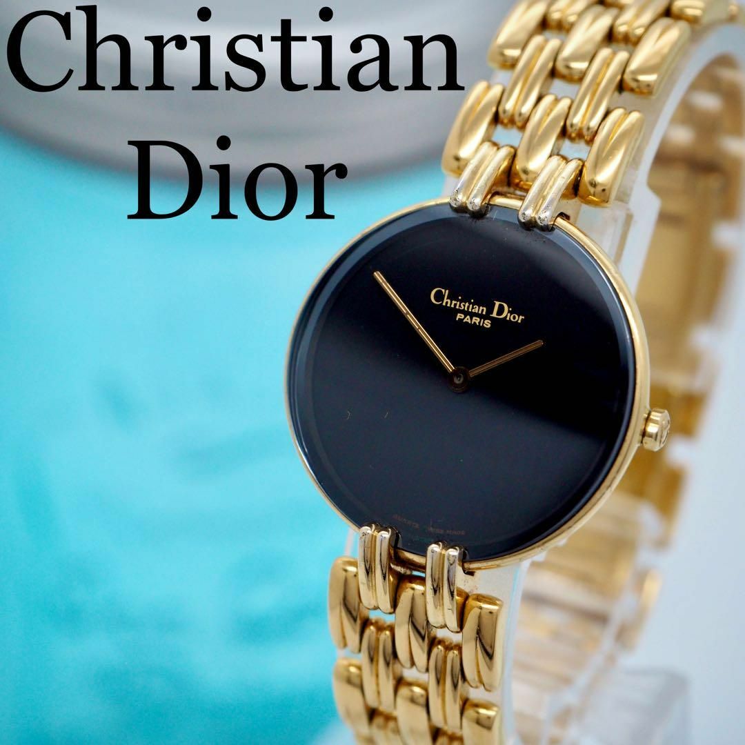 Christian Dior(クリスチャンディオール)の110【美品】クリスチャンディオール時計　レディース腕時計　バギラ　ブラック レディースのファッション小物(腕時計)の商品写真