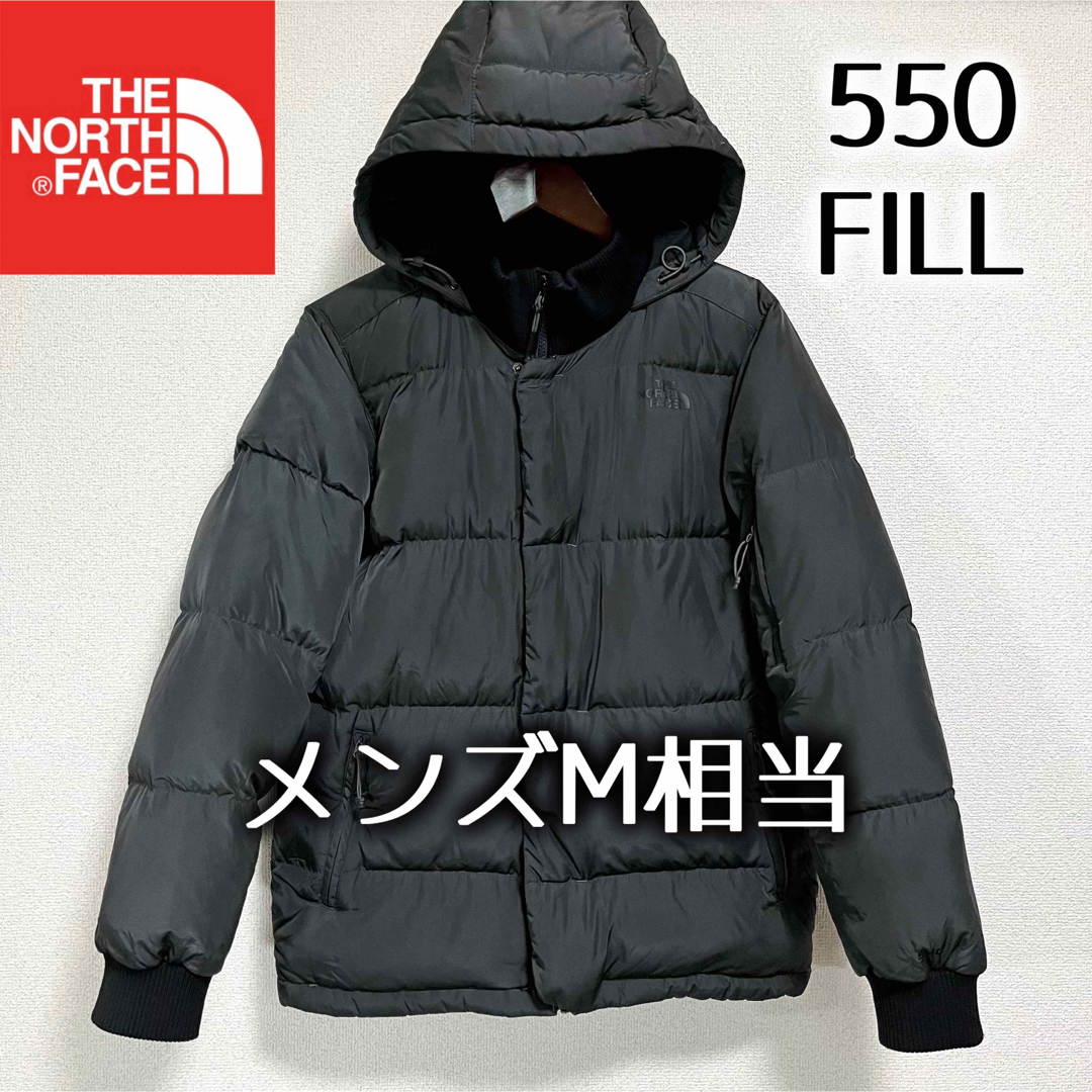 THE NORTH FACE(ザノースフェイス)の美品人気 ノースフェイス ダウンジャケット US限定 メンズM相当 ダークグレー メンズのジャケット/アウター(ダウンジャケット)の商品写真