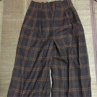 ダブルクローゼット(w closet)のw closet チェックワイドパンツ(その他)