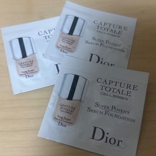 ディオール(Dior)のディオール ｶﾌﾟﾁｭｰﾙｾﾙENGYｽｰﾊﾟｰｾﾗﾑファンデーション(サンプル/トライアルキット)