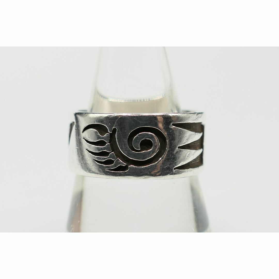 16号　ホピ族　オーガスティン モワ 　ベアパウ　リング　指輪 メンズのアクセサリー(リング(指輪))の商品写真