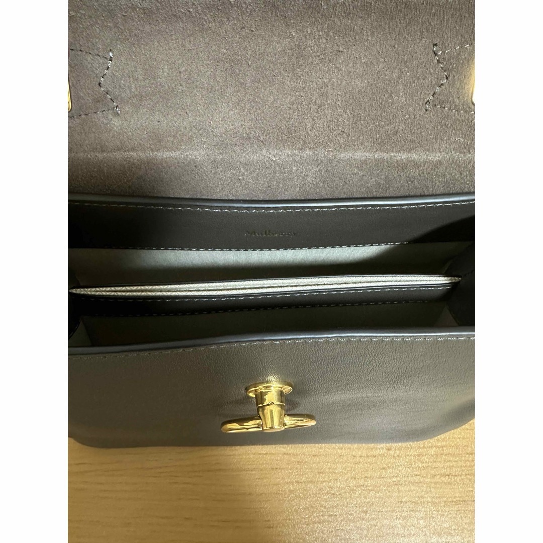 Mulberry - 【美品】Mulberry ミニシートン シルキーカーフの Mulberry - 【美品】Mulberry ミニシートン シルキーカーフの